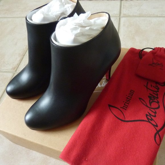 Christian Louboutin Shoes - CHRISTIAN LOUBOUTIN 'Belle' Leather Ankle Boots 7B
